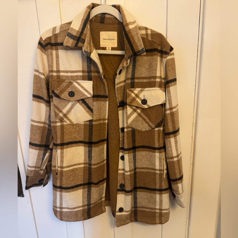 Plaid Shirt Jacket
